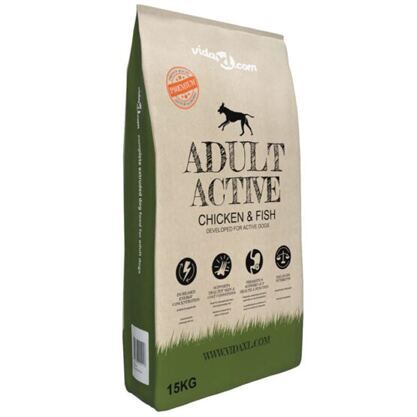 Premium-Trockenhundefutter Adult Active Chicken & Fish